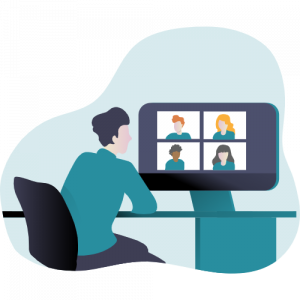 Video call_Monochromatic